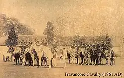 Travancore Nair Brigade in 1861