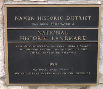 Historical Marker Near Namur