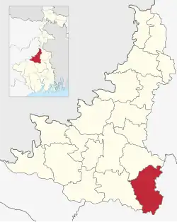 Location in West Bengal