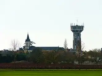 The church and the water tower