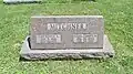 Headstone of Lawrence E. & Ethel Compton Mitchner located in New Burlington Cemetery