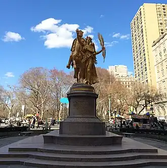The Sherman statue at Grand Army Plaza