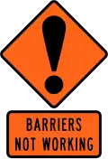 Barriers Not Working