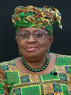 World Trade Organization Ngozi Okonjo-Iweala, Director-General[53]