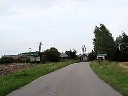 Road through the village
