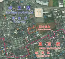 Location of Nishi-Ōizumimachi