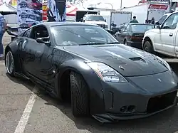 Nissan Fairlady Z33 (350Z) Driven by Takashi (D.K.) in the 2006 movie "The Fast and the Furious: Tokyo Drift", The car is equipped with a Veilside Fortune III widebody kit and ghost graphics designed by the french artist SHA_DO with Art Factory Graphics.