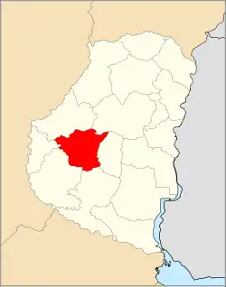 Location of Nogoyá Department within Entre Ríos Province