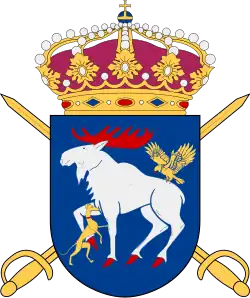 Coat of arms of Norrland Dragoon Regiment (I 21/Fo 23) 1977–2004.