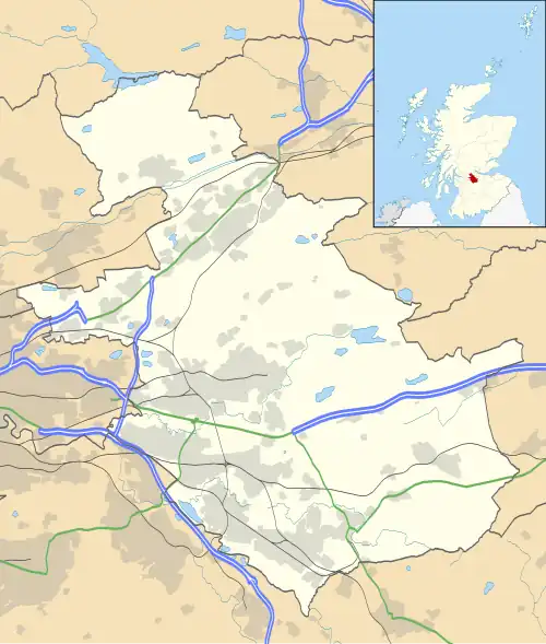 Salsburgh is located in North Lanarkshire