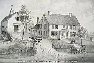 A typical 19th-century Rhode Island farm in North Smithfield