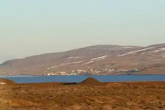 North across Miðfjörður to Hvammstangi, November 2007