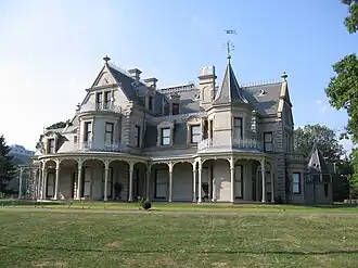 Lockwood-Mathews Mansion Museum, south side