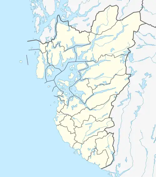 2013 Norwegian Third Division is located in Rogaland