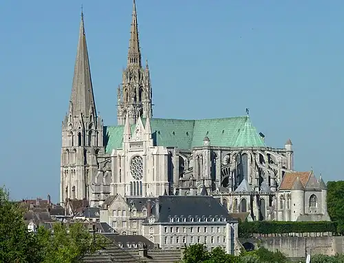 Chartres Cathedral, Chartres, France, unknown architect, 1194-1250[172]