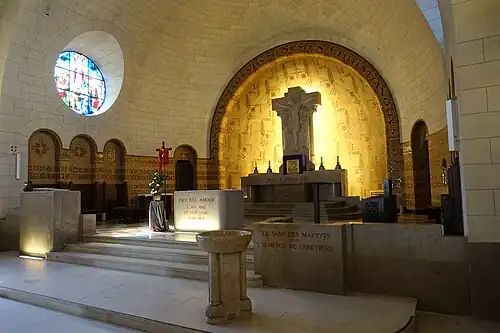 The choir and altar
