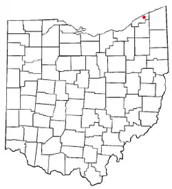Location of Perry, Ohio