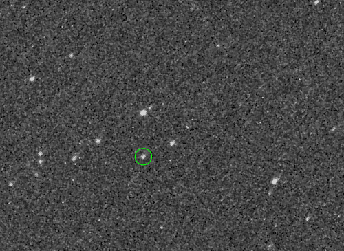 First images of asteroid Bennu (August 2018).
