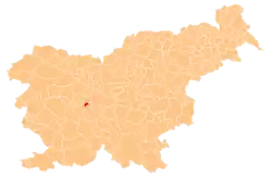 Location of the Municipality of Log-Dragomer in Slovenia