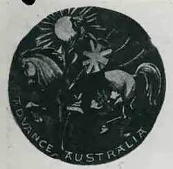 Obverse of the winner of the Great Seal competition, designed by David Henry Souter
