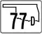State Highway 77D marker