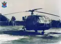 Aérospatiale Alouette III helicopter of BAF