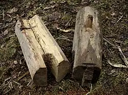 The logs' joint point