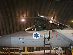 Pilot and navigator of an F-15I Ra'am are preparing for Operation Outside the Box at Hatzerim Airbase