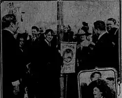 Oregon's 1915 Exposition banner (Obverse)