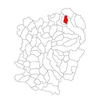 Location in Caraș-Severin County