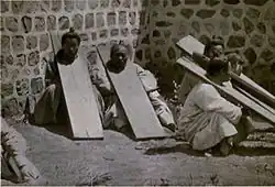 Cangue worn by prisoners in 19th century Korea