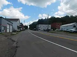 County Route&nbsp;12 in the hamlet of Otto