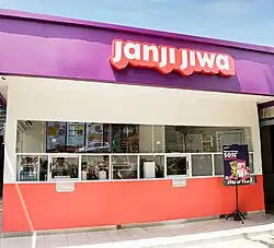 Kopi Janji Jiwa outlet in Fatmawati General Hospital, Jakarta.
