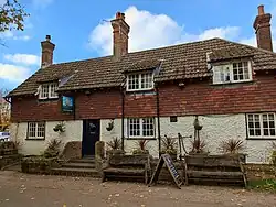 The Ship Inn at Owslebury, Hampshire, England. November 2024.