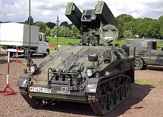 Surface-to-air missile light armoured tank Ozelot