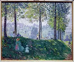 Une après-midi au parc, 1911, Wallraf-Richartz Museum.