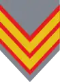 Sargento primero (Chilean Army)[21]