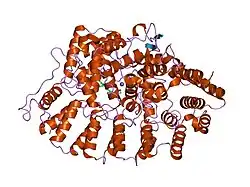 1x81: Farnesyl transferase structure of Jansen compound