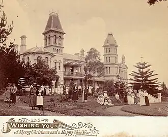 Shubra Hall and PLC students, 1892