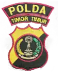 Police patch during Indonesian occupation