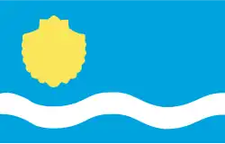 Flag of Olsztyn (sea shell)