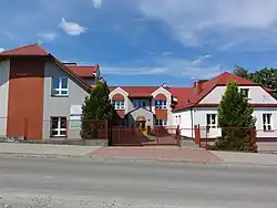 Elementary school and gymnasium