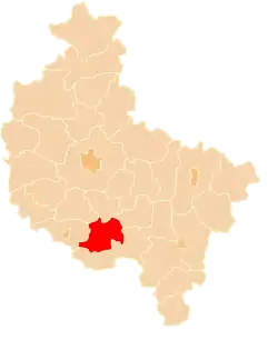 Location within the voivodeship