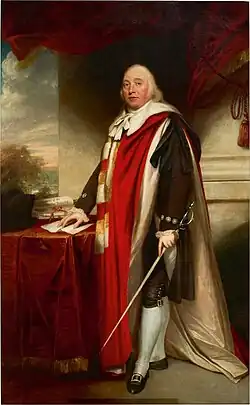 Portrait of the Earl of Romney by William Beechey
