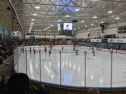 A game between the Winnipeg Ice and Saskatoon Blades of the Western Hockey League at the Wayne Fleming Arena in the Max Bell Centre on February 1, 2023.