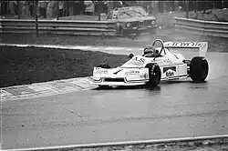 Lammers showing the way around at a wet Zandvoort in Formula 3.