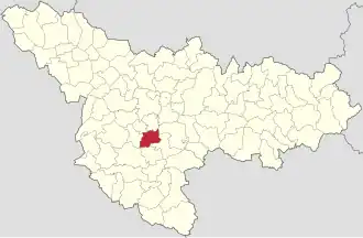 Location in Timiș County