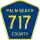 County Road 717 marker