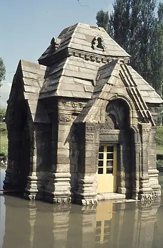 Shiva temple, Pandrethan, Srinagar, Jammu and Kashmir, unknown architect, c. 8th–9th century AD
