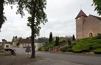 A general view of Paray-le-Frésil